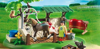 Playmobil - 5225 - Lavado de caballos y yunque