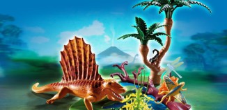 Playmobil - 5235 - Dimetrodon con pequeños animales primitivos