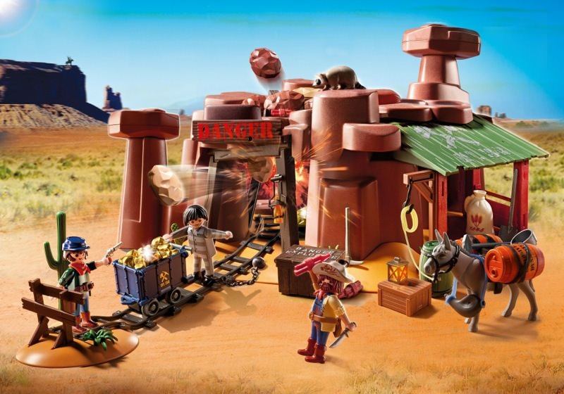 Playmobil Western Mine Dynamite Kiste Sprengstoff 