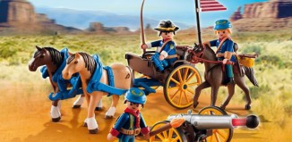 Playmobil - 5249 - Horse-drawn Carriage with Cavalry Rider