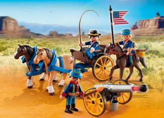 Playmobil - 5249 - Horse-drawn Carriage with Cavalry Rider