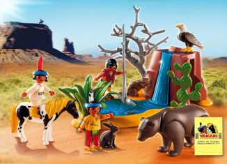 Playmobil - 5252 - Native American Children with Bear Cave - Detail Playmobil - 5252 - Native American Children with Bear Cave