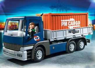 Playmobil - 5255 - Cargo Truck with Container - Detail Playmobil - 5255 - Cargo Truck with Container