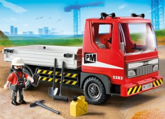 Playmobil - 5283 - Flatbed Construction Truck