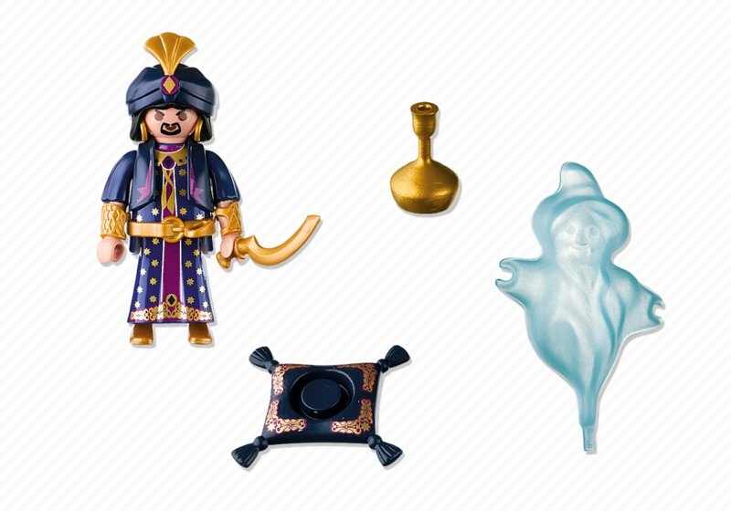 Playmobil 5295 - Magician with Genie Lamp - Back