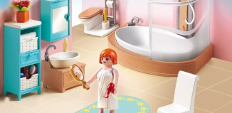Playmobil - 5330 - Salle de bains avec baignoire et pare-douche