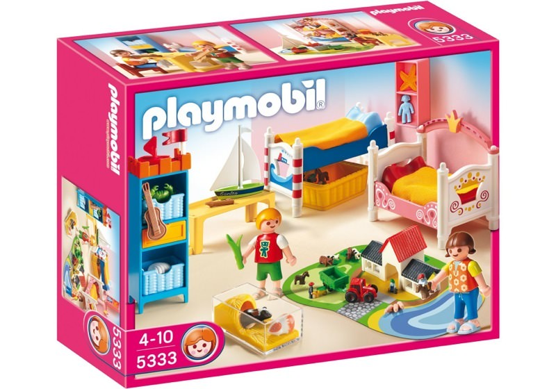 Playmobil 5333 - Boy and Girl's Bedroom - Box