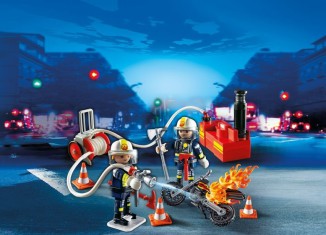 Playmobil - 5365 - Firefighters with fire pump