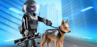 Playmobil - 5369 - Policier des forces spéciales avec chien