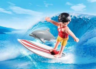 Playmobil - 5372 - Surfista con Delfín