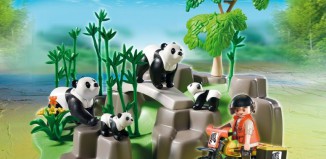 Playmobil - 5414 - Pandafamilie im Bambuswald