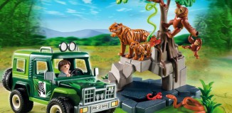 Playmobil - 5416 - Geländewagen bei Tigern und Orang-Utans