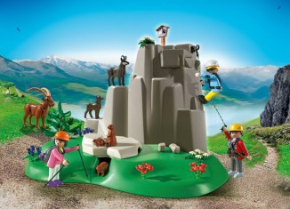 Playmobil - 5423 - Rock Climbers with Mountain Animals