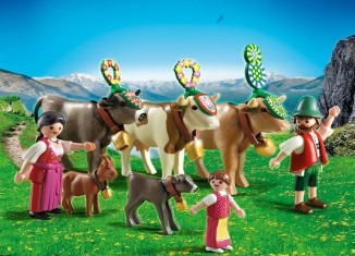 Playmobil - 5425 - Famille et vaches des montagnes