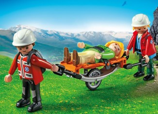 Playmobil - 5430 - Mountain Rescuers with Stretcher