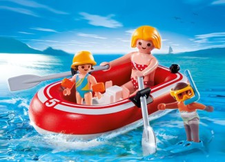 Playmobil - 5439 - Urlauber mit Schlauchboot