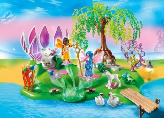 Playmobil - 5444 - Fairy Island with Jewel Fountain