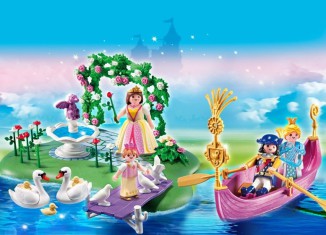 Playmobil - 5456 - 40th Anniversary Princess Island and Romantic Gondola - Detail Playmobil - 5456 - 40th Anniversary Princess Island and Romantic Gondola