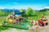 Playmobil - 5457 - 40th Anniversary Pony Pasture Compact Set + Pony Wagon