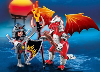Playmobil - 5463 - Dragon de Feu avec Samouraï
