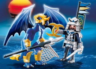 Playmobil - 5464 - Dragón Hielo con Guerrero