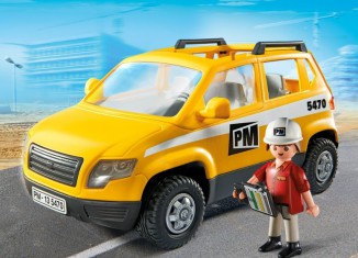 Playmobil - 5470 - Chef de chantier et véhicule d`intervention