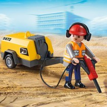 Playmobil - Obrero con martillo eléctrico