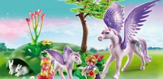 Playmobil - 5478 - Königskinder beim Baby-Pegasus