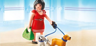Playmobil - 5490 - Woman with Dogs