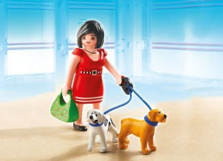 Playmobil - 5490 - Woman with Dogs