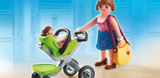 Playmobil - 5491 - Mama mit Kinderwagen