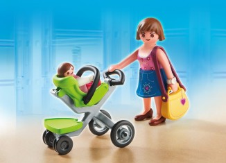 Playmobil - 5491 - Mujer Con Carrito - Detail Playmobil - 5491 - Mujer Con Carrito