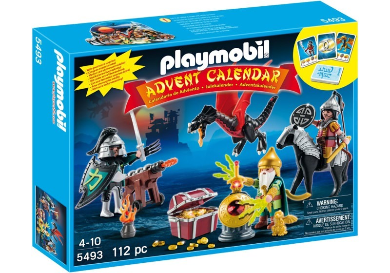 Playmobil 5493 - Adventskalender "Kampf um den Drachenschatz" - Box