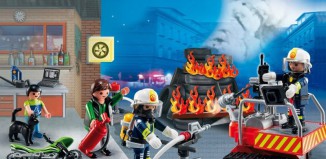 Playmobil - 5495 - Adventskalender "Feuerwehreinsatz" - mit Kartenspiel