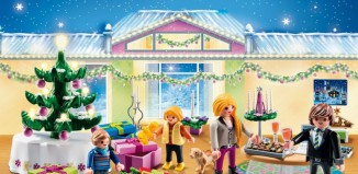 Playmobil - 5496 - Calendario de Navidad con árbol iluminado