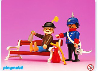 Playmobil - 5504-ant - Mendiant et la police