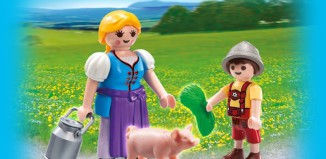 Playmobil - 5514 - Country Woman and Boy Duo Pack