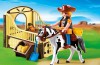 Playmobil - 5516 - Tinker with brown-yellow horsebox