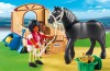 Playmobil - 5519 - Friese with brown-beige horsebox