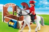 Playmobil - 5521 - Andalusian horse box with white-brown