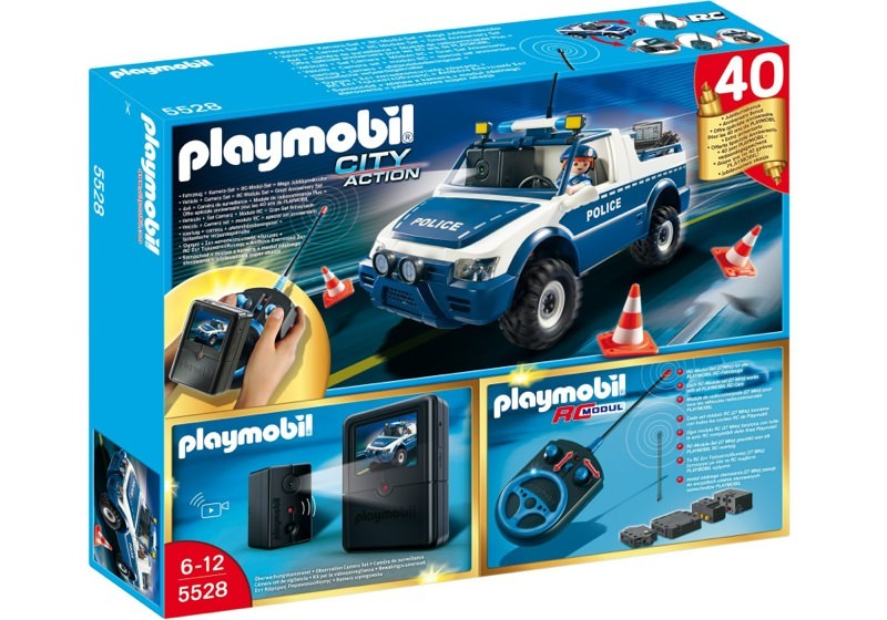 Playmobil 5528 - RC-Polizeiauto mit Kamera-Set - Box