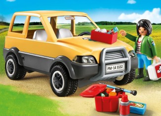 Playmobil - 5532 - Vet with car - Detail Playmobil - 5532 - Vet with car