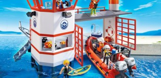 Playmobil - 5539 - Coast guard station with lighthouse