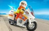 Playmobil - 5544 - Emergency motorcycle with flashing light