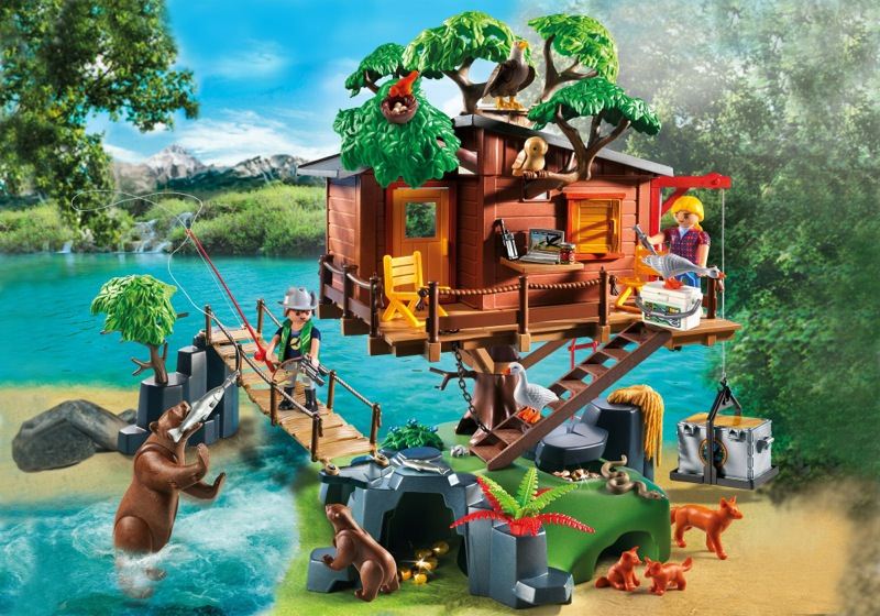 Playmobil 5746 Treehouse Part TREE TRUNK A House Jungle Adventure Toys Parts I 