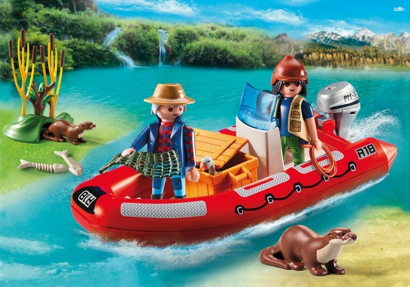 Details about   Playmobil ® Wild Life-Dinghy with poachers 5559-NEW show original title 