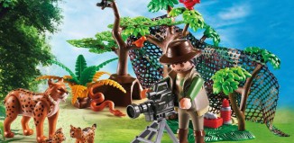 Playmobil - 5561 - Luchsfamilie mit Tierfilmer