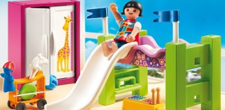 Playmobil - 5579 - Children's Room with Loft Bed Slide