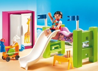 Playmobil - 5579 - Children's Room with Loft Bed Slide