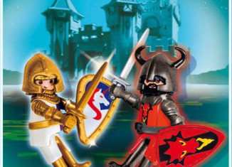Playmobil - 5815-usa - Unicorn and Dragon Knight Duo Pack